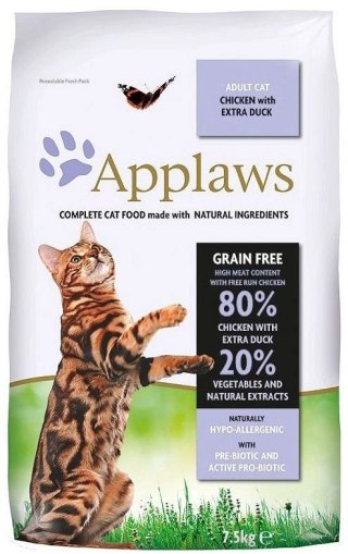 APPLAWS Complete Dry Adult Chicken With Duck 7,5kg Applaws
