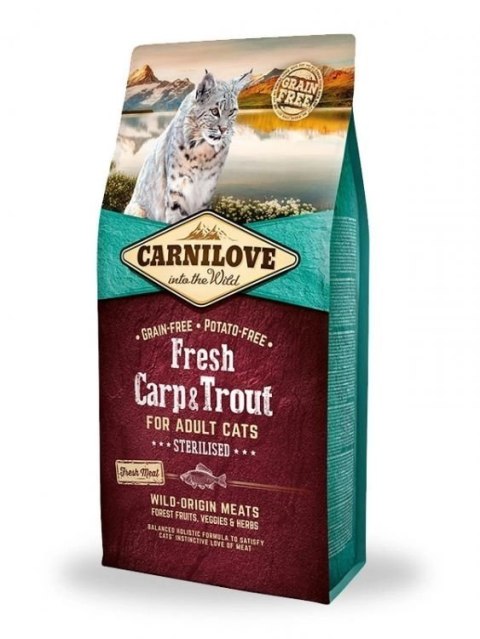 Carnilove Cat Fresh Carp&Trout Sterilised For Adult 2kg Carnilove Carnilove Cat Fresh Carp&Trout Sterilised For Adult 2kg Carnilove