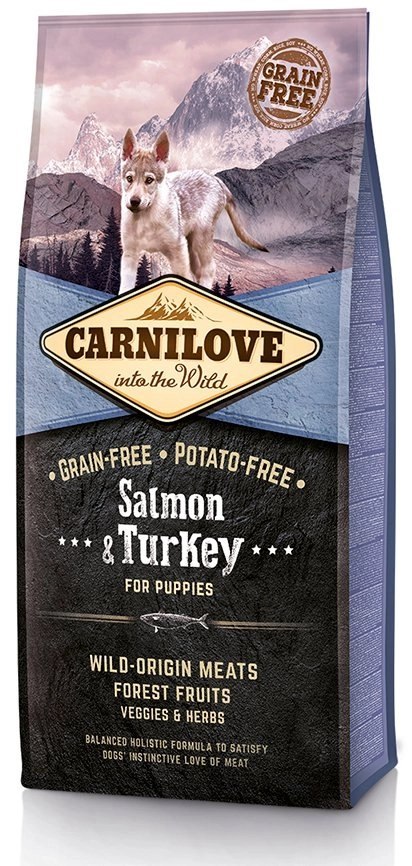 Carnilove Salmon & Turkey For Puppies 1,5kg Carnilove Carnilove Salmon & Turkey For Puppies 1,5kg Carnilove