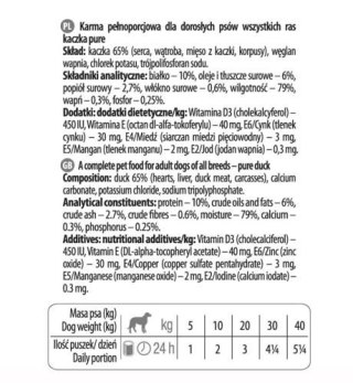 Dolina Noteci Premium Pure Kaczka 800g Dolina Noteci