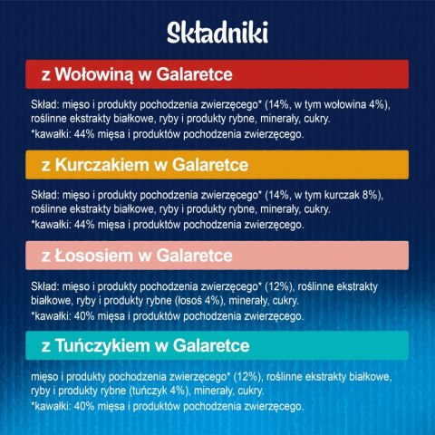 Felix Fantastic Mix Mięsny W Galaretce 44x85g Felix Felix Fantastic Mix Mięsny W Galaretce 44x85g Felix