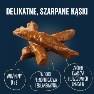 Felix Tasty Shreds Mokra Karma Dla Kota Z Kaczką I Indykiem W Sosie 4x80g Felix