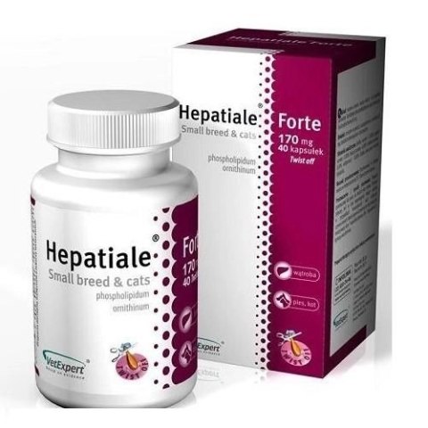 Hepatiale Forte Small Breed & Cats 40 kaps. VETEXPERT Hepatiale Forte Small Breed & Cats 40 kaps. VETEXPERT