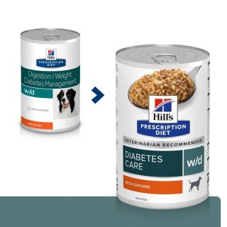 Hill's PD Prescription Diet Canine Diabetes Care w/d 370g Hills