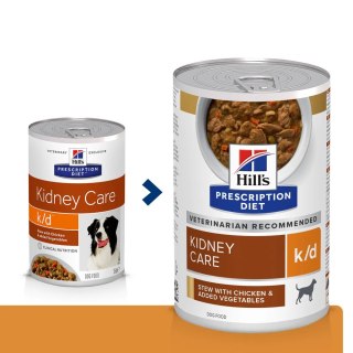 Hill's PD Prescription Diet Canine k/d Gulasz 354g Hills