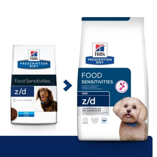 Hill's PD Prescription Diet Canine z/d Food Sensitivities Mini 1kg Hills