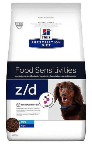 Hill's PD Prescription Diet Canine z/d Food Sensitivities Mini 1kg Hills