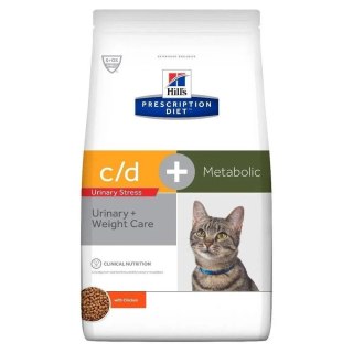 Hill's PD Prescription Diet c/d Urinary Stress + Metabolic Feline 3kg Hills
