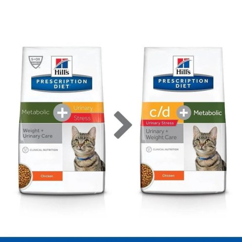 Hill's PD Prescription Diet c/d Urinary Stress + Metabolic Feline 3kg Hills Hill's PD Prescription Diet c/d Urinary Stress + Metabolic Feline 3kg Hills