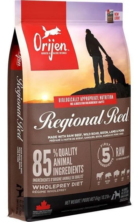 Orijen Regional Red Dog 6kg Orijen Orijen Regional Red Dog 6kg Orijen