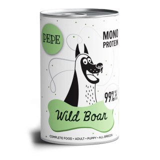PEPE MONO PROTEIN Boar (dziczyzna) 400g Paka Zwierzaka