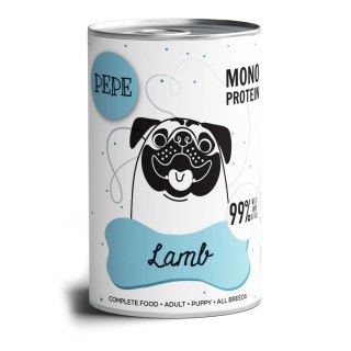 PEPE MONO PROTEIN Lamb (jagnięcina) 400g Paka Zwierzaka
