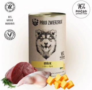 Paka Zwierzaka Królik I Dzik Z Dynią 400g Paka Zwierzaka