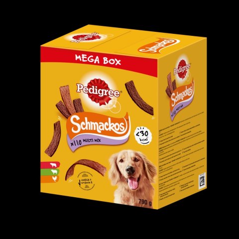 Pedigree Mega Box Schmackos 790g Pedigree Pedigree Mega Box Schmackos 790g Pedigree