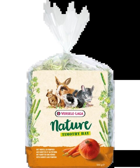 Versele-Laga Timothy Hay Carrot & Pumpkin 500g Versele-Laga Versele-Laga Timothy Hay Carrot & Pumpkin 500g Versele-Laga