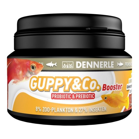 DENNERLE podstawowa karma dla ryb żyworodnych Guppy and Co Booster, 100 ml (7523) DENNERLE podstawowa karma dla ryb żyworodnych Guppy and Co Booster, 100 ml (7523)