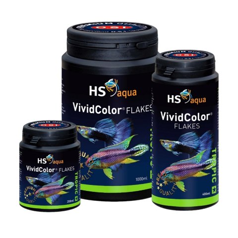 HS AQUA VIVID COLOR FLAKES 200 ML pokarm dla ryb (0030132) HS AQUA VIVID COLOR FLAKES 200 ML pokarm dla ryb (0030132)