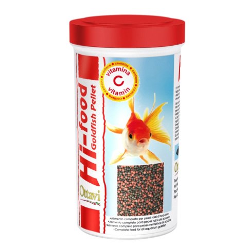 OTTAVI Hi-Food Goldfish Pellet 250ml 100g, pokarm dla złotej rybki (OTMA012) OTTAVI Hi-Food Goldfish Pellet 250ml 100g, pokarm dla złotej rybki (OTMA012)