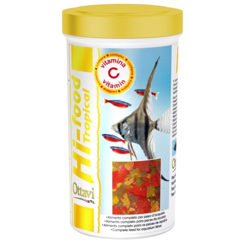 OTTAVI Hi-Food Tropical 1200 ml 200 g, pokarm dla ryb (OTMA023) OTTAVI Hi-Food Tropical 1200 ml 200 g, pokarm dla ryb (OTMA023)