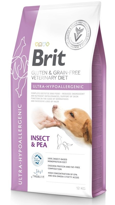 Brit GF Veterinary Diets Dog Ultra-Hypoallergenic Insect 12kg Brit veterinary Brit GF Veterinary Diets Dog Ultra-Hypoallergenic Insect 12kg Brit veterinary