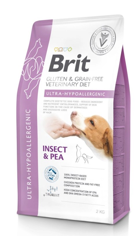Brit GF Veterinary Diets Dog Ultra-Hypoallergenic Insect 2kg Brit veterinary Brit GF Veterinary Diets Dog Ultra-Hypoallergenic Insect 2kg Brit veterinary