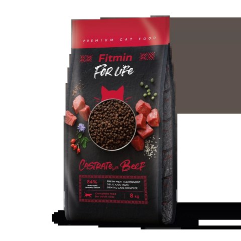 Fitmin Cat For Life Castrate Beef 8kg Fitmin Fitmin Cat For Life Castrate Beef 8kg Fitmin
