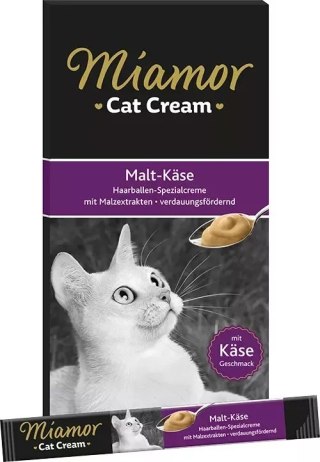 Miamor Pasta Malt Cream z serem 6x15g MIAMOR