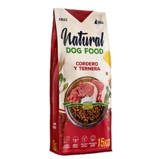 Natural Dog Food Jagnięcina & Cielęcina 15kg. 62% mięsa - Bez kurczaka Forzecan