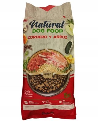 Natural Dog Food Jagnięcina & Cielęcina 15kg. 62% mięsa - Bez kurczaka Forzecan