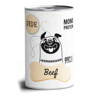 PEPE MONO PROTEIN Beef (wołowina) 400g Paka Zwierzaka