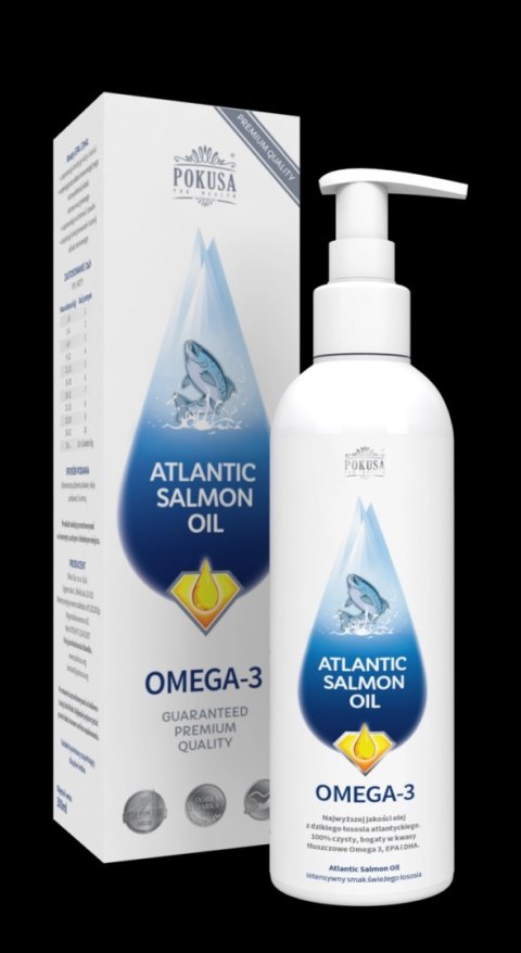 POKUSA Atlantic Salmon Oil Dla Psów I Kotów 300ml POKUSA FOR HEALTH POKUSA Atlantic Salmon Oil Dla Psów I Kotów 300ml POKUSA FOR HEALTH