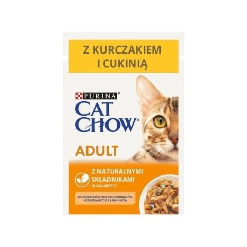PURINA Cat Chow Adult Kurczak i cukinia Multipack 10x85g Purina Cat Chow PURINA Cat Chow Adult Kurczak i cukinia Multipack 10x85g Purina Cat Chow