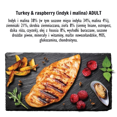 Paka Zwierzaka - Seventh heaven - Indyk z maliną (turkey & raspberry) 9kg Paka Zwierzaka Paka Zwierzaka - Seventh heaven - Indyk z maliną (turkey & raspberry) 9kg Paka Zwierzaka