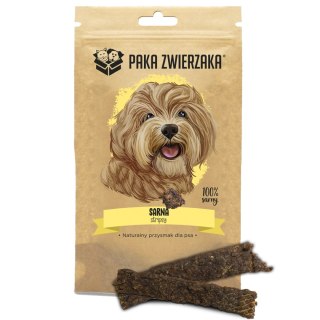 Paka Zwierzaka Stripsy Sarna 100% 70g Paka Zwierzaka