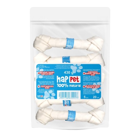 Kość wiązana Happet PB12 biała 20cm 5szt Kość wiązana Happet PB12 biała 20cm 5szt