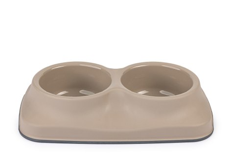 Miska plastikowa podwójna GLAM 2x0.4 L Miska plastikowa podwójna GLAM 2x0.4 L