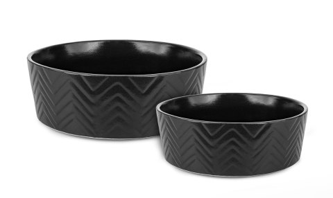 Miska ceramiczna 18cm czarna Miska ceramiczna 18cm czarna