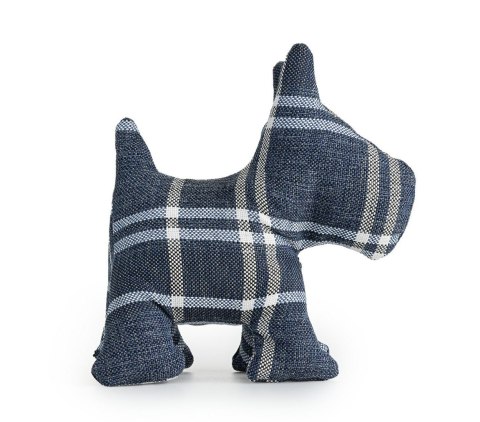 Z888 materiałowy terrier niebieska krata Z888 materiałowy terrier niebieska krata