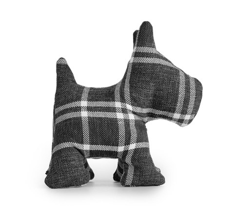 Z889 materiałowy terrier szara krata Z889 materiałowy terrier szara krata