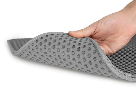 Mata pod kuwetę L 55x75cm szara Mata pod kuwetę L 55x75cm szara