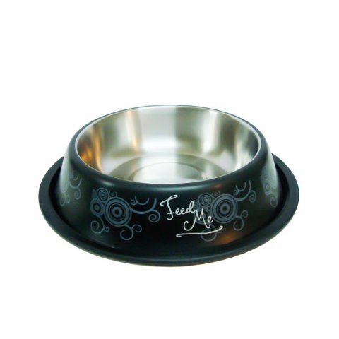 Miska Happet M110 z wzorem czarna 30cm/1.5l Miska Happet M110 z wzorem czarna 30cm/1.5l
