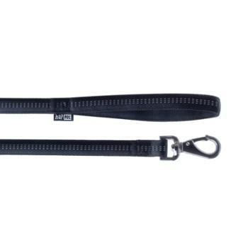 Smycz Soft Style czarny-odblask XL 2.5cm Smycz Soft Style czarny-odblask XL 2.5cm