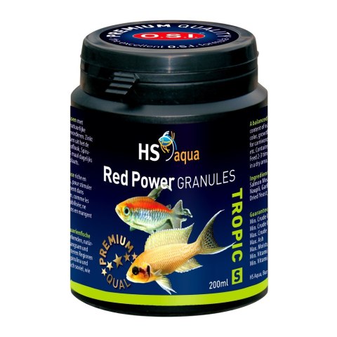 HS AQUA RED POWER GRANULES S 200 ML pokarm dla ryb (0030152) HS AQUA HS AQUA RED POWER GRANULES S 200 ML pokarm dla ryb (0030152) HS AQUA