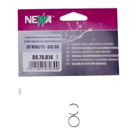 NEWA O-RING OUTL. TUBE/PUMP BODY DJC50/NCOBRA MINI-75 (00.79.014) NEWA