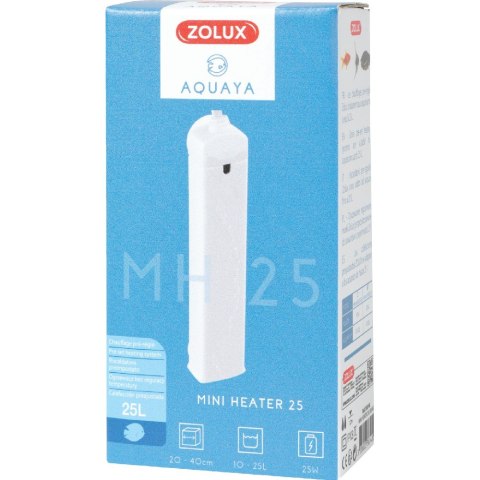 ZOLUX AQUAYA Mini Heater 25 W - grzałka do akw.10-25 l kol. biały (336142) ZOLUX AQUAYA Mini Heater 25 W - grzałka do akw.10-25 l kol. biały (336142)