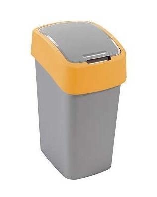 Curver Flip Bin Kosz Na Śmieci Szaro-Pomarańczowy 10l Curver