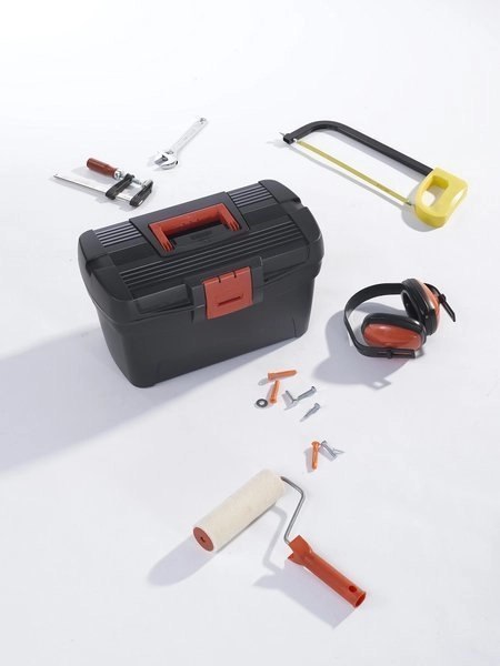 Curver Herobox Basic Skrzynka Narzędziowa Czerwono-Czarna 16" Curver Curver Herobox Basic Skrzynka Narzędziowa Czerwono-Czarna 16" Curver