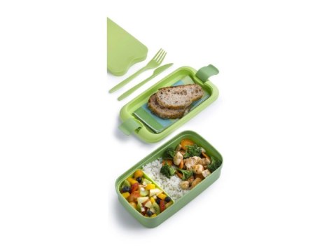Curver Lunch&Go Pojemnik Ze Sztućcami Niebieski Curver Curver Lunch&Go Pojemnik Ze Sztućcami Niebieski Curver