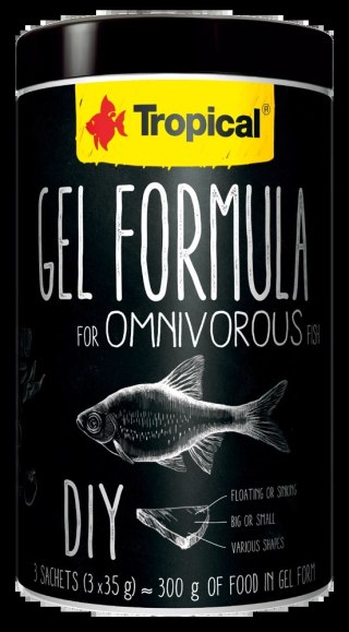 Tropical Gel Formula For Omnivorous Fish 1000ml Tropical