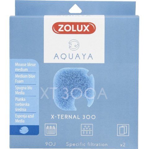 ZOLUX AQUAYA Wkład gąbka Blue Foam Xternal 300 (330247) ZOLUX AQUAYA Wkład gąbka Blue Foam Xternal 300 (330247)